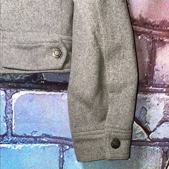 Aeropostale Women's Jacket Medium Gray Satin - Picture 4 of 7